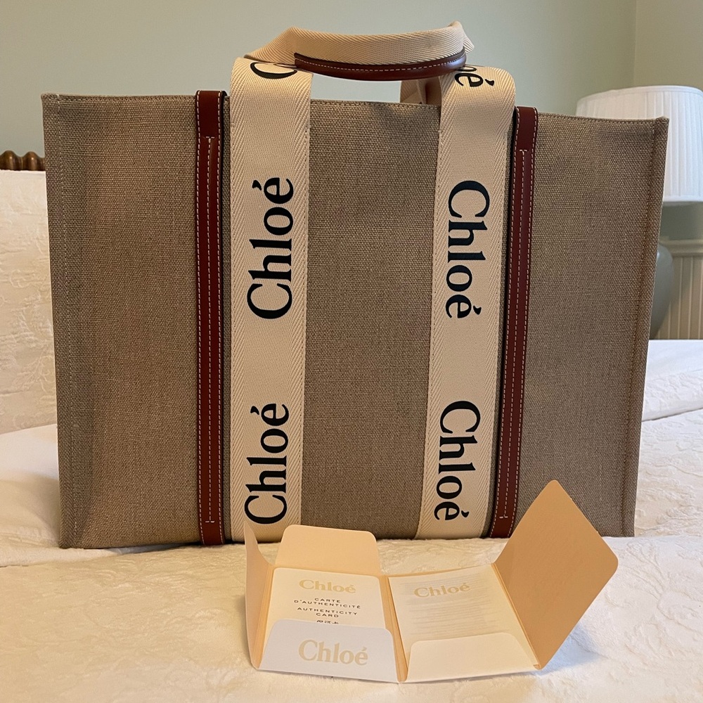 Chloe Woody Large Tote Bag